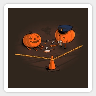 Halloween Crime Sticker